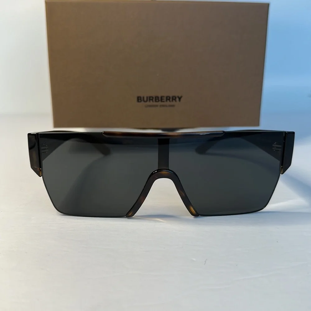 New- Burberry Sunglasses Men's B-4291 3002/87 Dark Havana/Dark Grey 38-138-140
